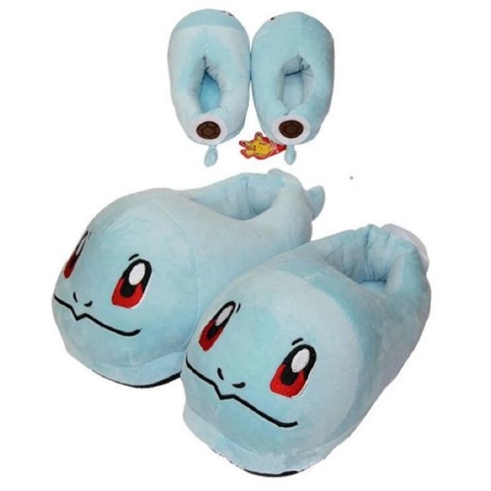Plush Slipper for Squirtle Fan One Size Universal fot for Adult up to 10.5" long